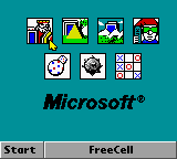 Microsoft The Best of Entertainment Pack title screen for GameBoy Color